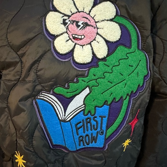 Men’s First Row Quilted Floral Jacket - SZ XL - Picture 6 of 11